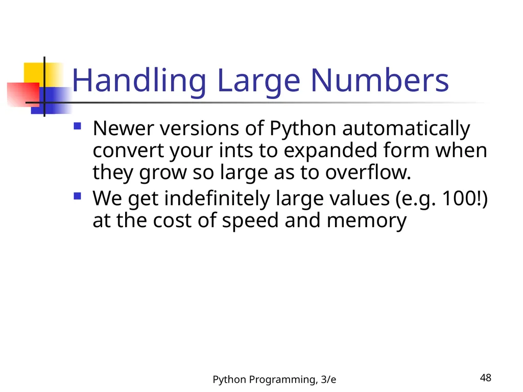 Python Programming, 3/e 1 Python Programming: An - slide 48 of 48