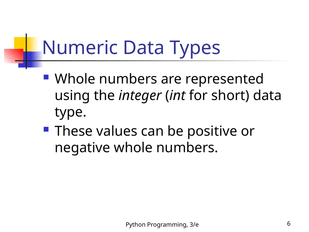 Python Programming, 3/e 1 Python Programming: An - slide 6 of 48