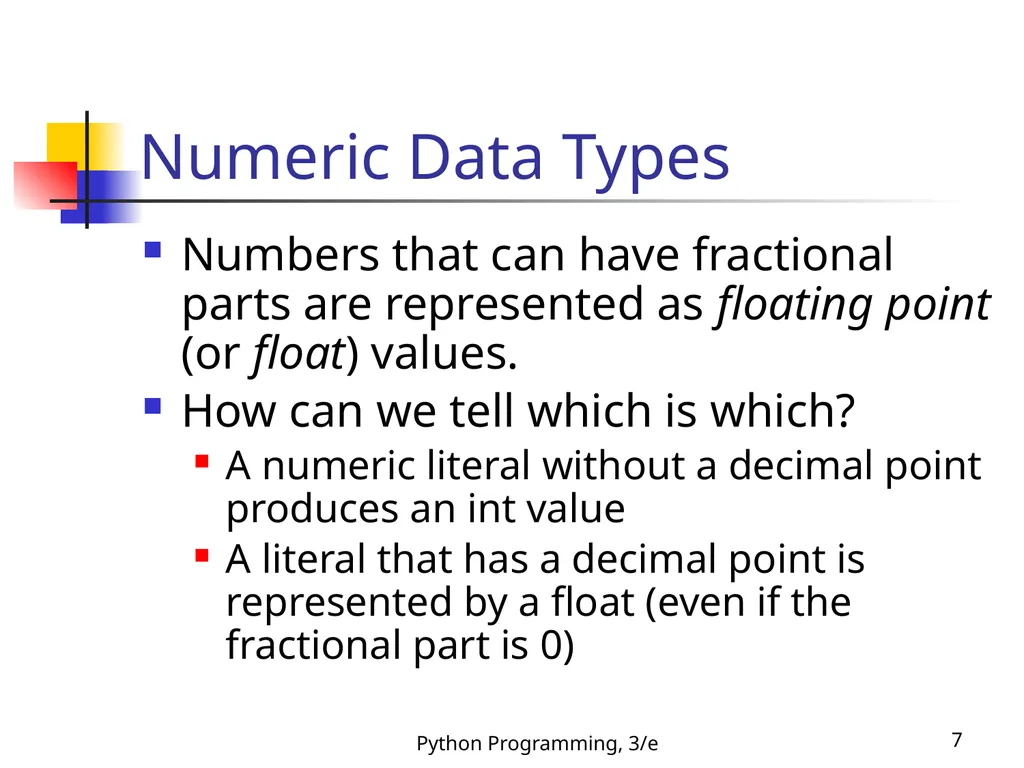 Python Programming, 3/e 1 Python Programming: An - slide 7 of 48
