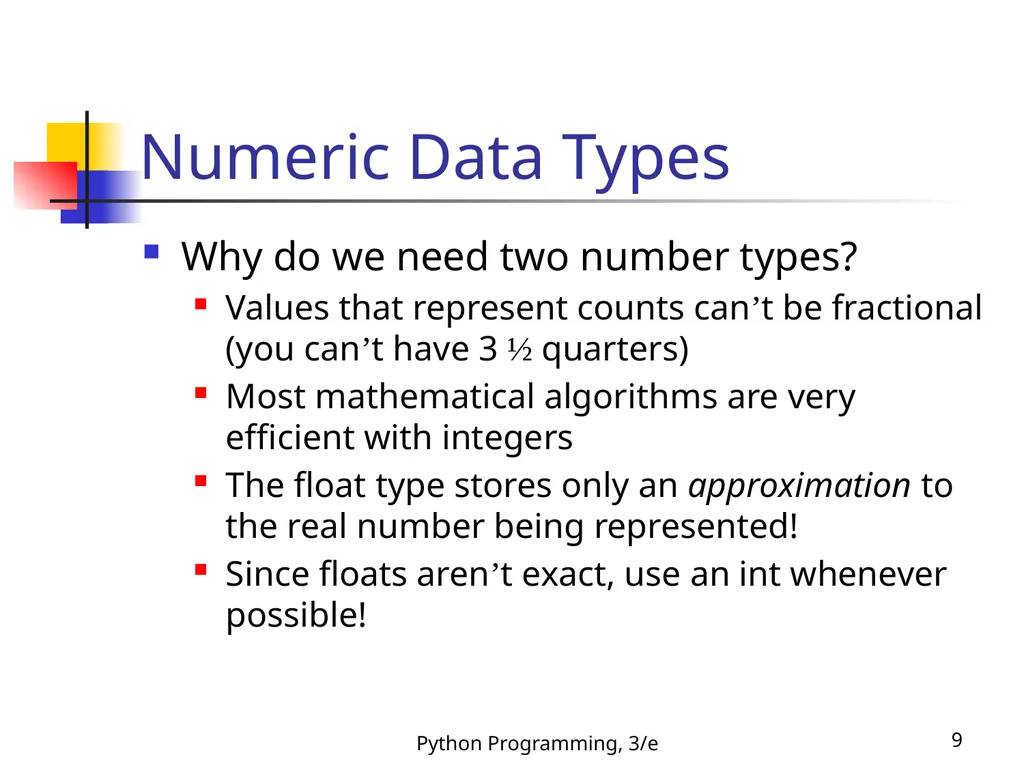 Python Programming, 3/e 1 Python Programming: An - slide 9 of 48