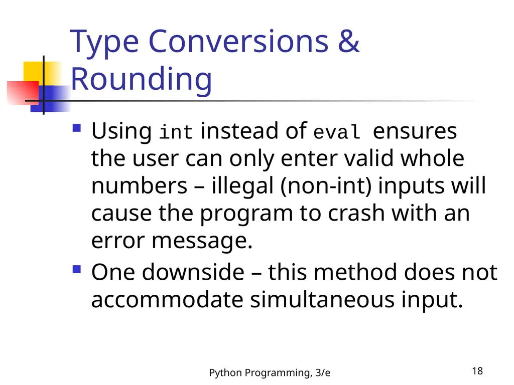 Python Programming, 3/e 1 Python Programming: An - slide 18 of 48