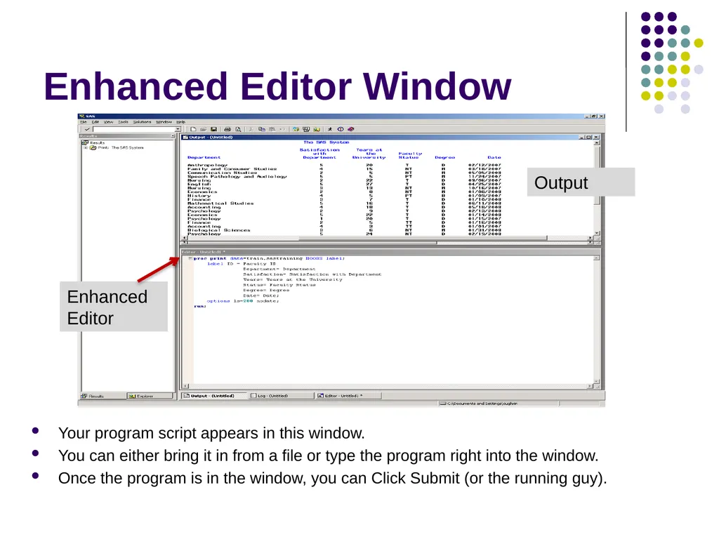 Introduction to SAS Programming Christina L. - slide 21 of 30