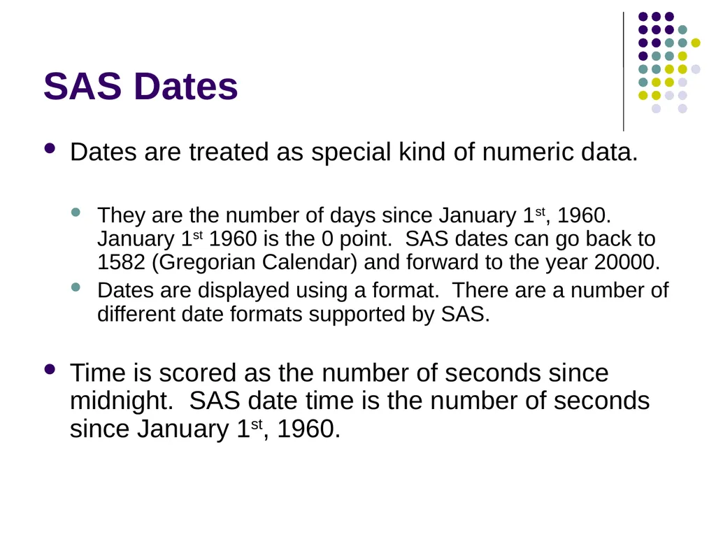 Introduction to SAS Programming Christina L. - slide 9 of 30