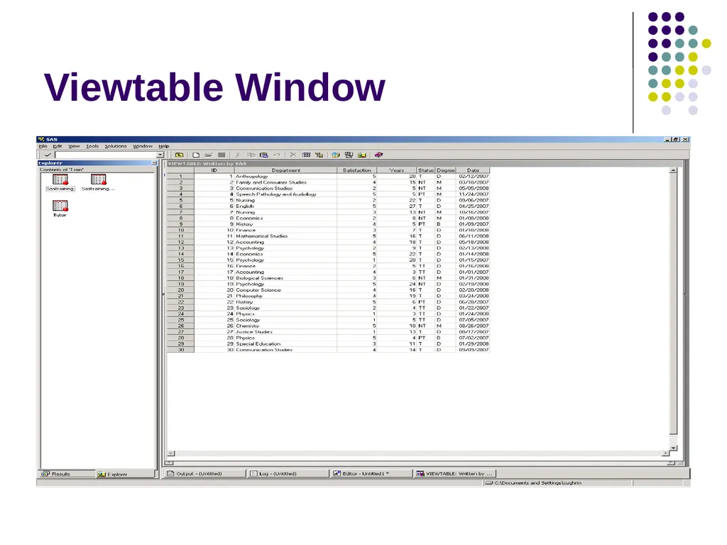 Introduction to SAS Programming Christina L. - slide 26 of 30