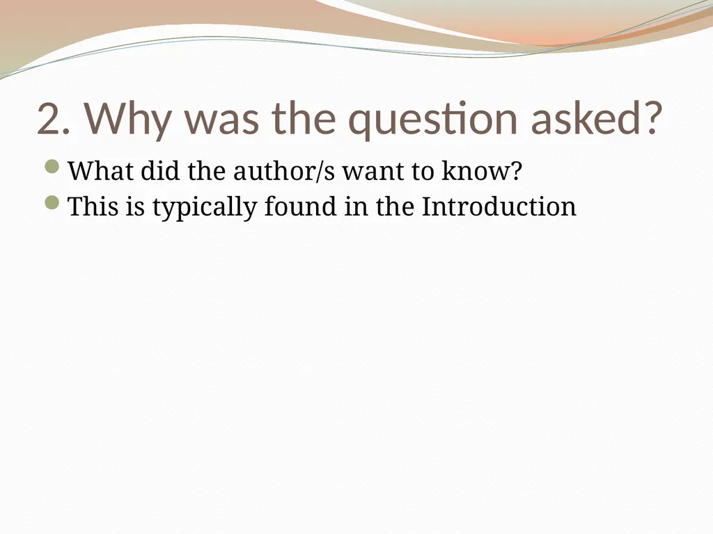 Critically Appraising a Journal Article What is a - slide 30 of 46