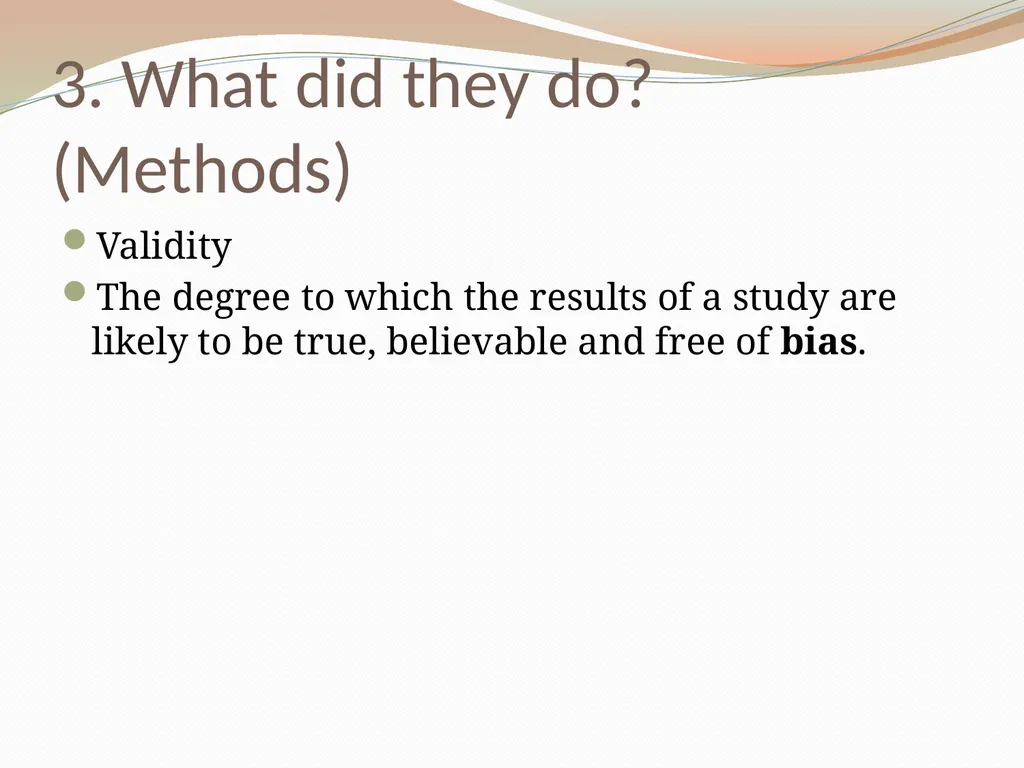 Critically Appraising a Journal Article What is a - slide 33 of 46