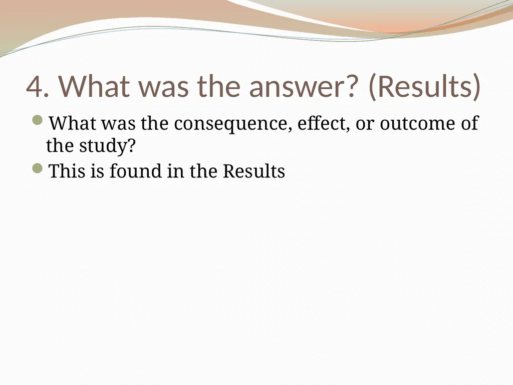 Critically Appraising a Journal Article What is a - slide 39 of 46