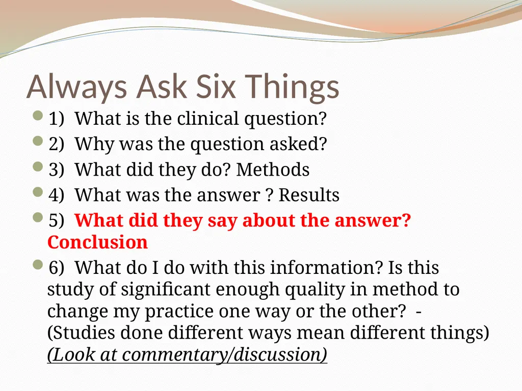Critically Appraising a Journal Article What is a - slide 40 of 46
