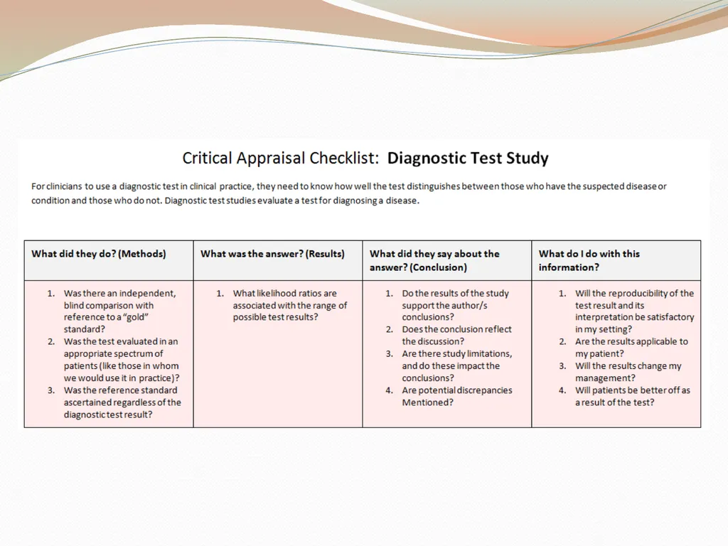 Critically Appraising a Journal Article What is a - slide 10 of 46