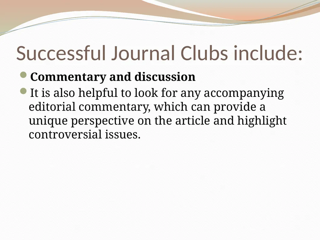Critically Appraising a Journal Article What is a - slide 13 of 46