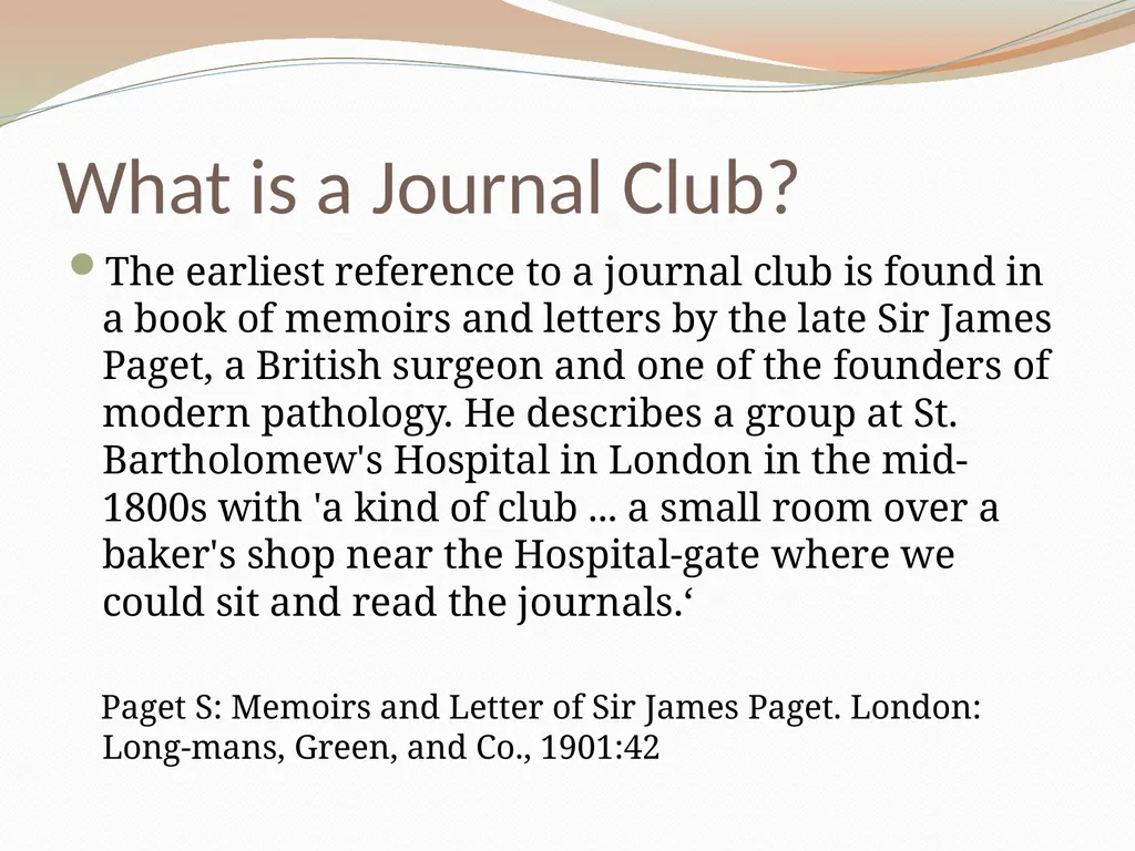 Critically Appraising a Journal Article What is a - slide 4 of 46