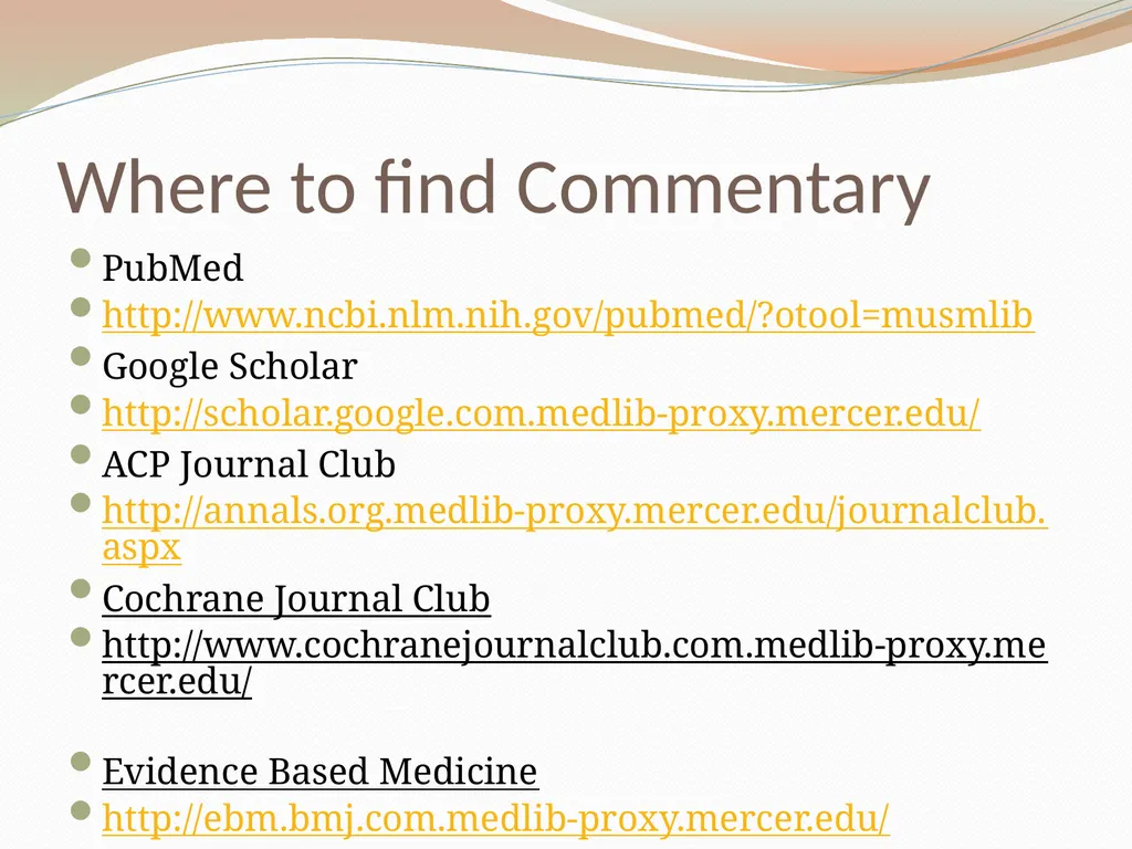 Critically Appraising a Journal Article What is a - slide 45 of 46