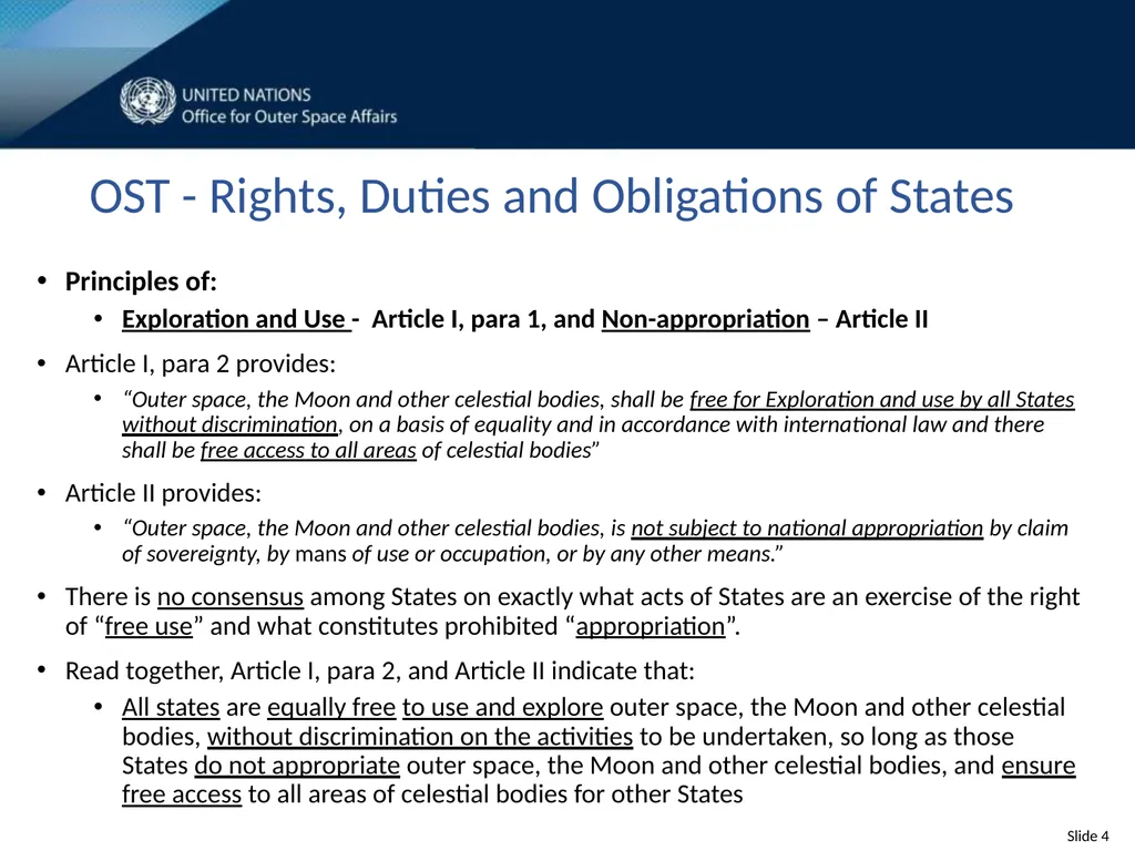 United Nations Space Law Conference 2020 - slide 4 of 16