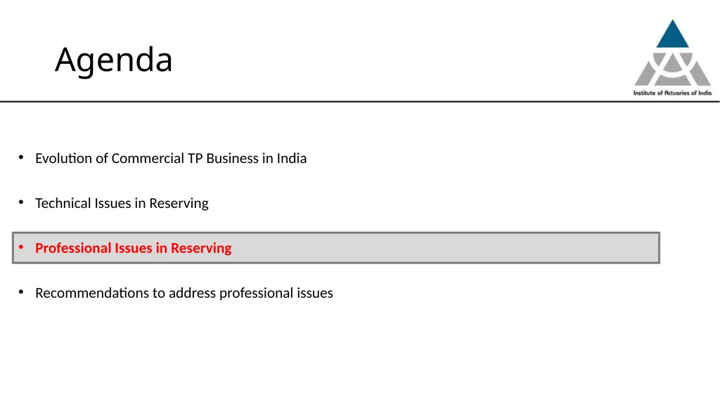 Professionalism issues in estimation of Commercial - slide 11 of 24