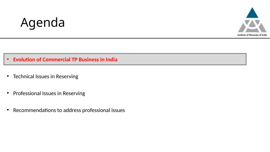 Professionalism issues in estimation of Commercial - slide 2 of 24