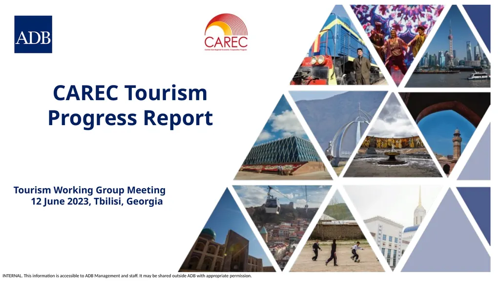 CAREC Tourism Progress Report Tourism Working - slide 1 of 7