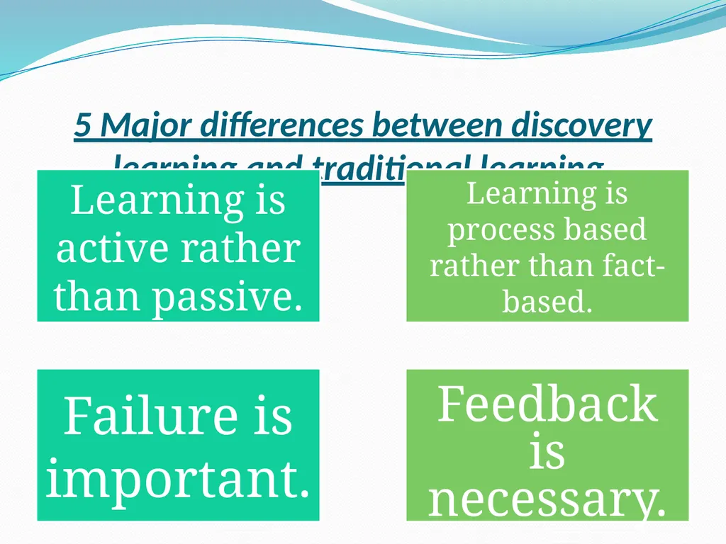 Teaching Concepts through- Discovery, Exposition - slide 6 of 22