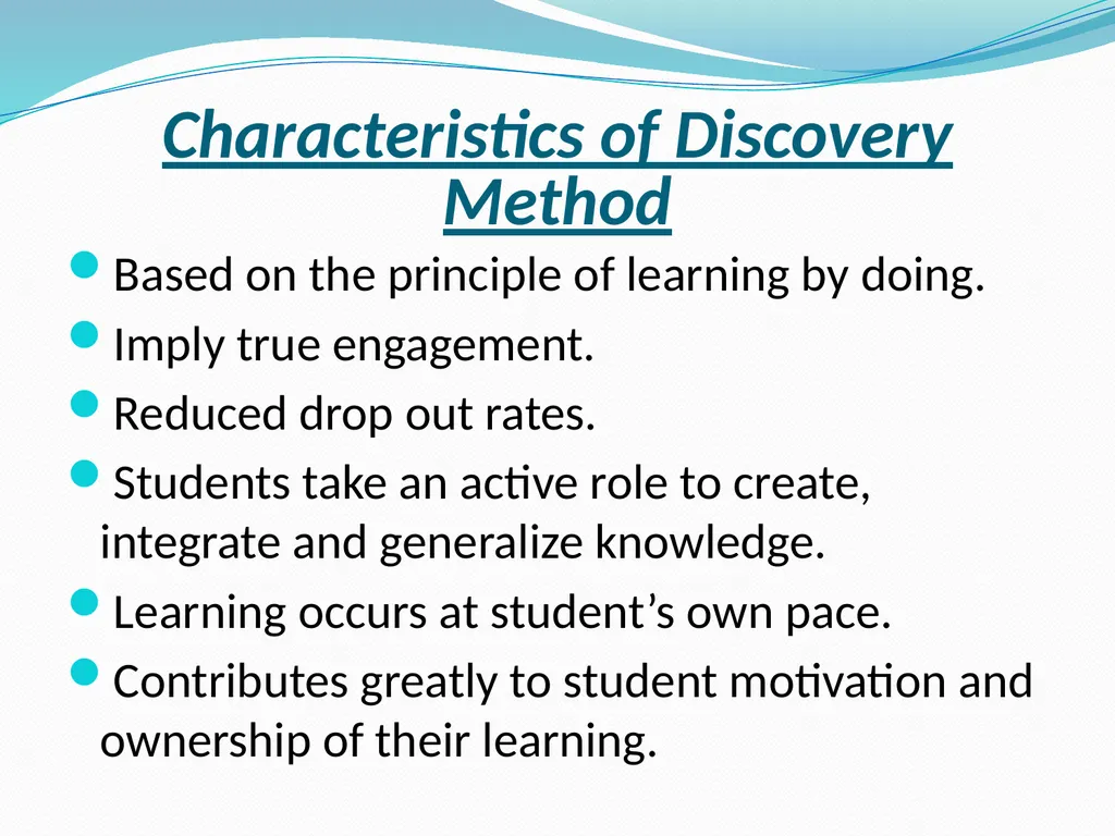 Teaching Concepts through- Discovery, Exposition - slide 5 of 22