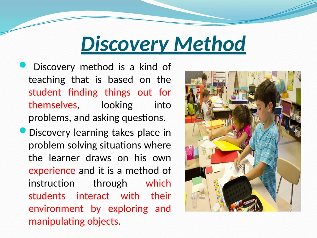 Teaching Concepts through- Discovery, Exposition - slide 2 of 22