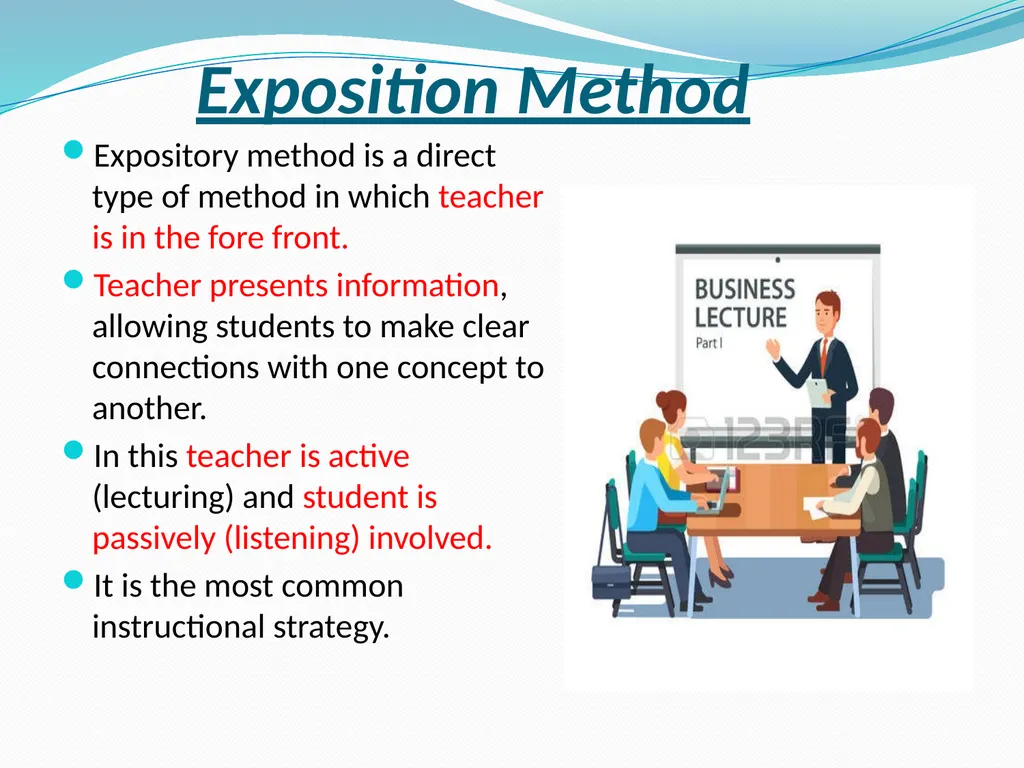 Teaching Concepts through- Discovery, Exposition - slide 11 of 22