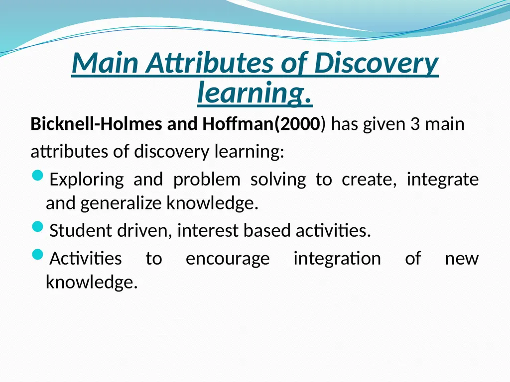 Teaching Concepts through- Discovery, Exposition - slide 3 of 22