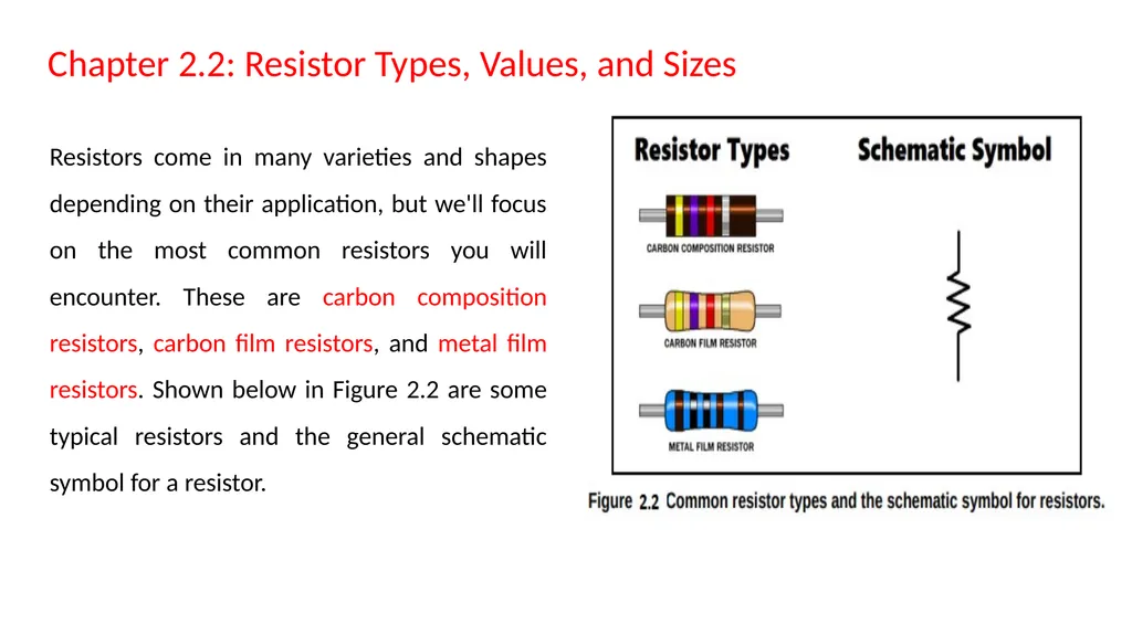 Chapter 2 – Ohm's Law: Resistance In this chapter, - slide 4 of 29