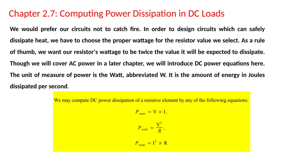 Chapter 2 – Ohm's Law: Resistance In this chapter, - slide 24 of 29