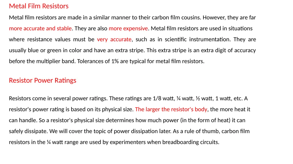 Chapter 2 – Ohm's Law: Resistance In this chapter, - slide 6 of 29
