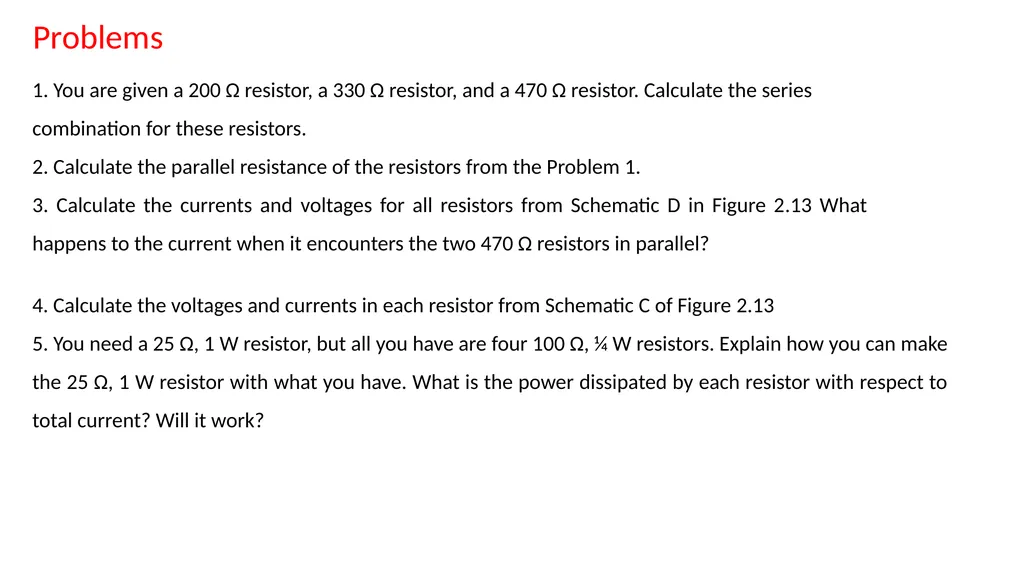 Chapter 2 – Ohm's Law: Resistance In this chapter, - slide 28 of 29