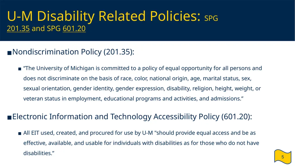 Supervisor and HR Partner’s Guide to Reasonable - slide 5 of 40