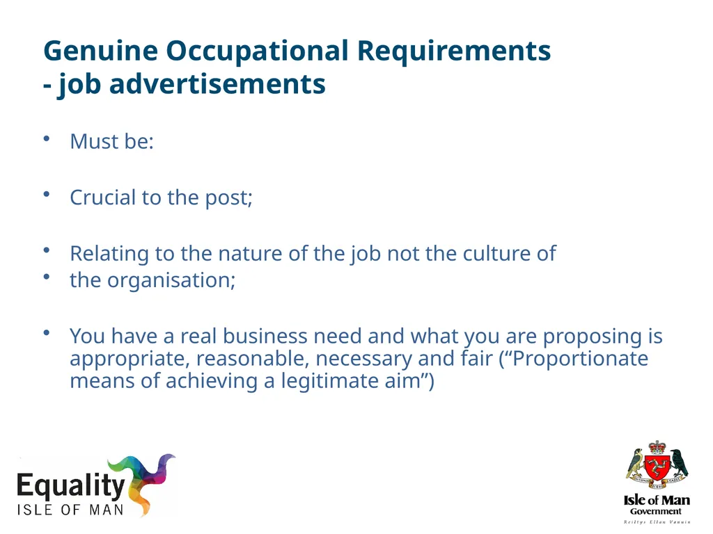 Harmonise & extend statutory protection from - slide 33 of 39