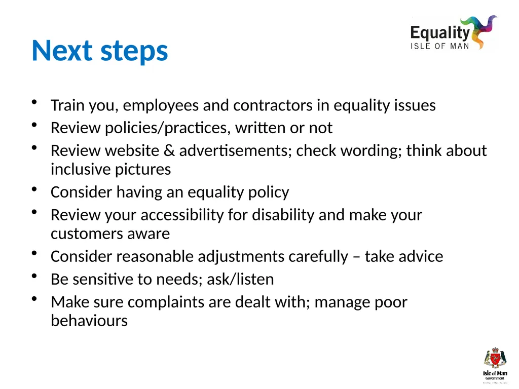 Harmonise & extend statutory protection from - slide 38 of 39