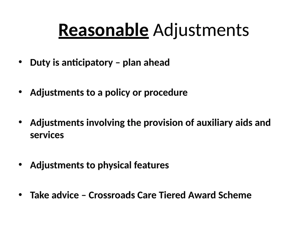 Harmonise & extend statutory protection from - slide 17 of 39