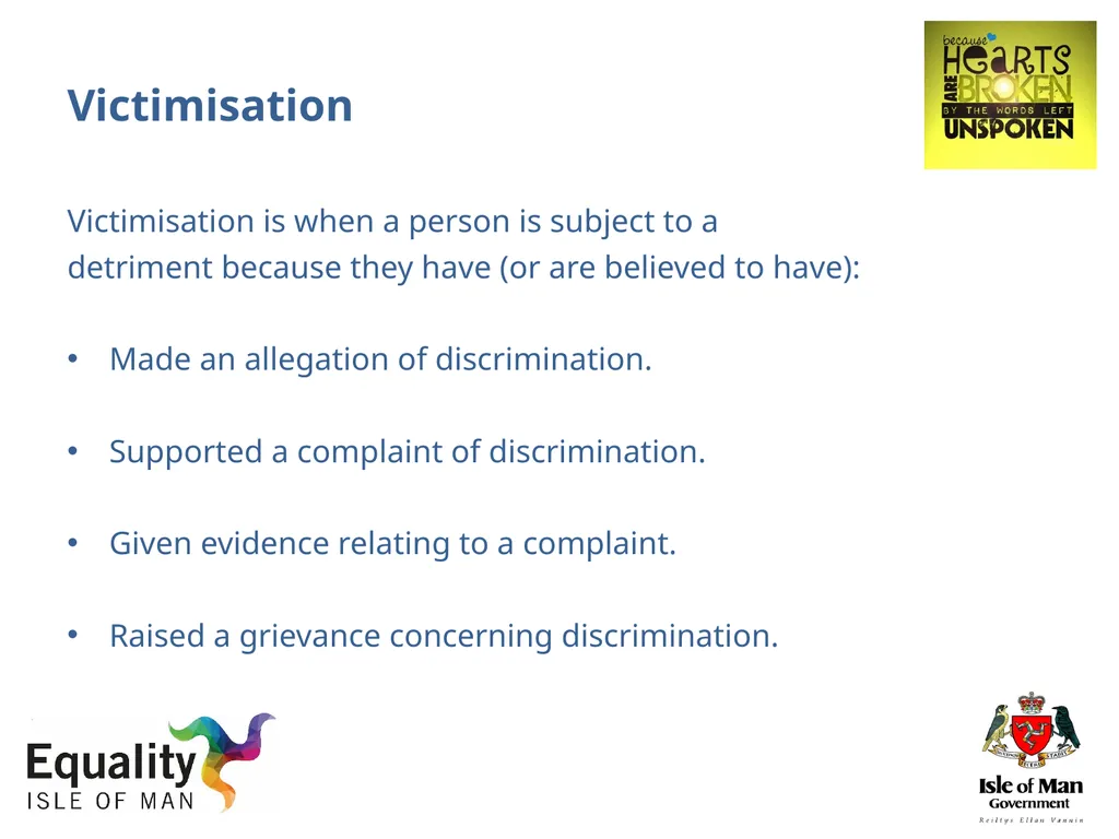 Harmonise & extend statutory protection from - slide 13 of 39