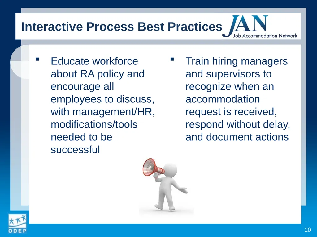 1 Retaining Employees with Disabilities Disability - slide 10 of 16