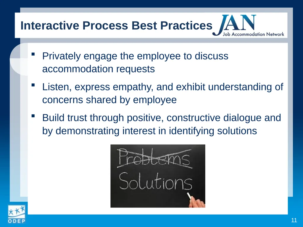 1 Retaining Employees with Disabilities Disability - slide 11 of 16