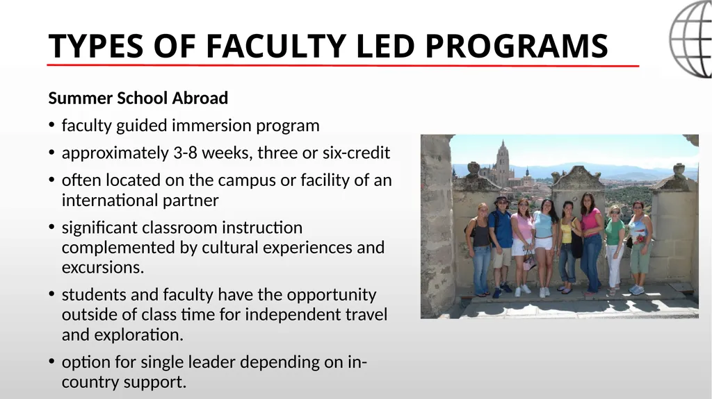 Leading Short-Term Education Abroad Programs Wendy - slide 11 of 26