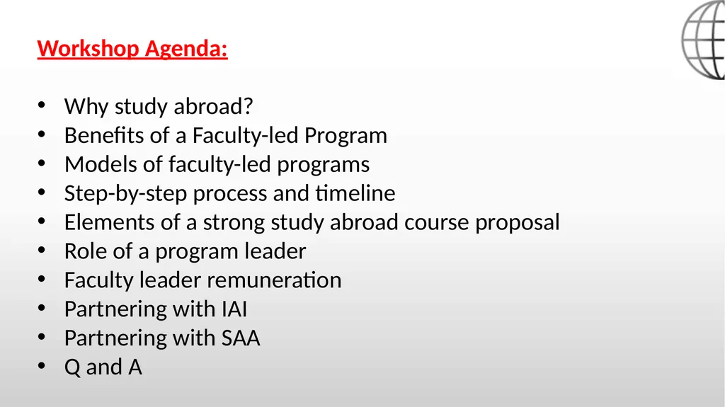 Leading Short-Term Education Abroad Programs Wendy - slide 2 of 26