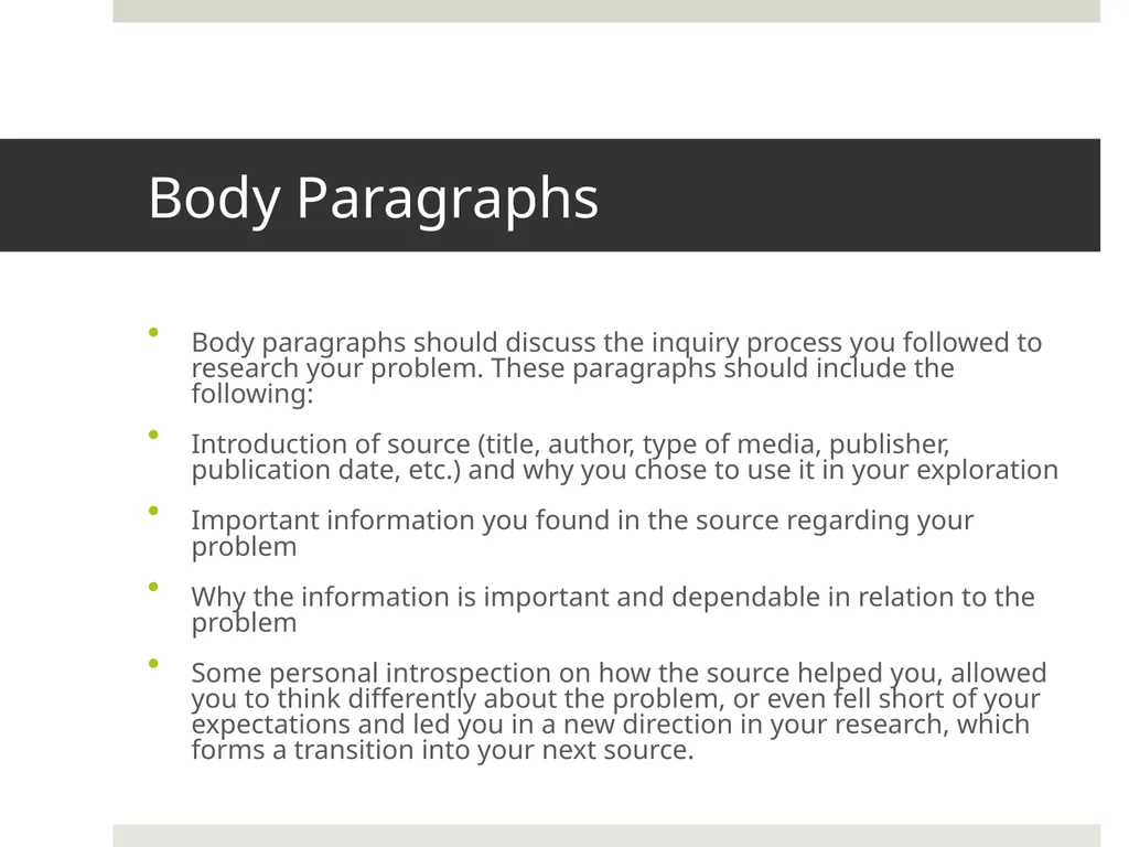 Exploratory Essay Exploratory essays are very - slide 3 of 8
