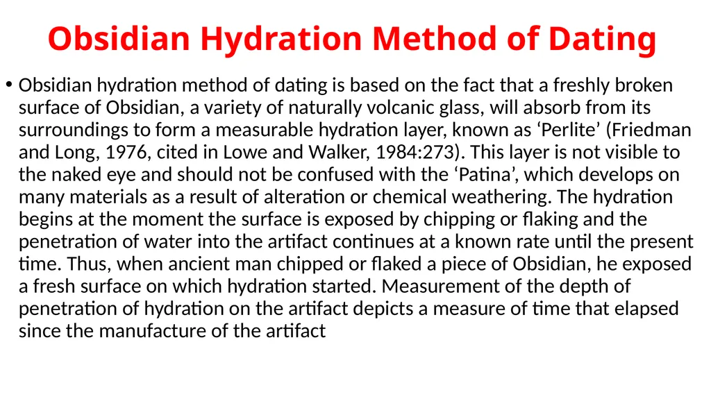 Dating Techniques Dr. D.V. Prasad Department of - slide 14 of 15