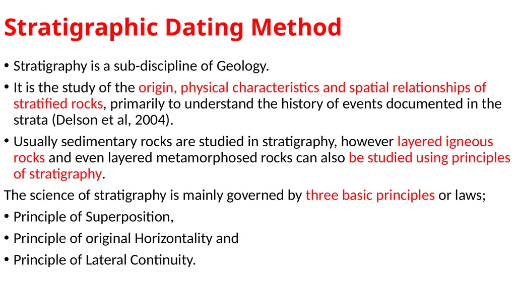 Dating Techniques Dr. D.V. Prasad Department of - slide 5 of 15