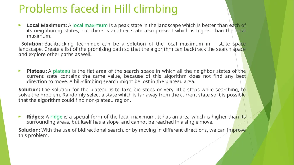 State Space Search Heuristic search Piyali - slide 14 of 14