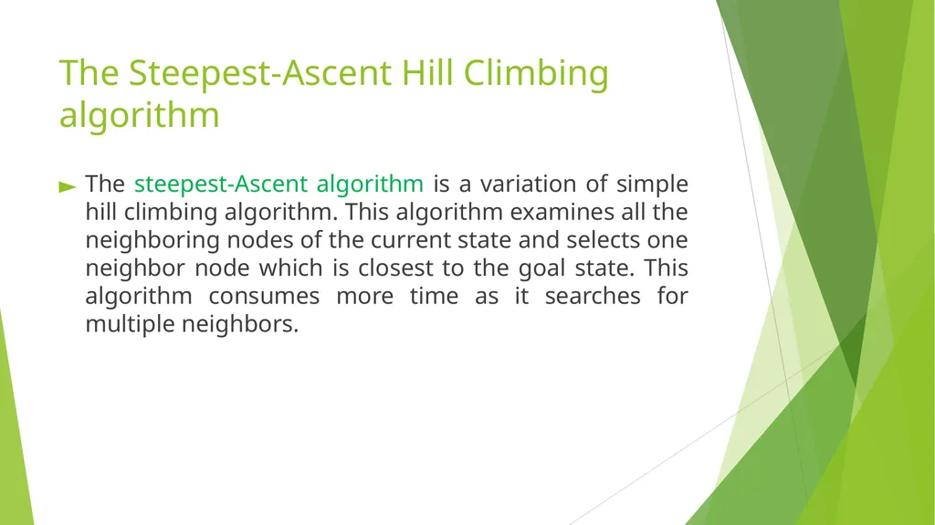State Space Search Heuristic search Piyali - slide 10 of 14