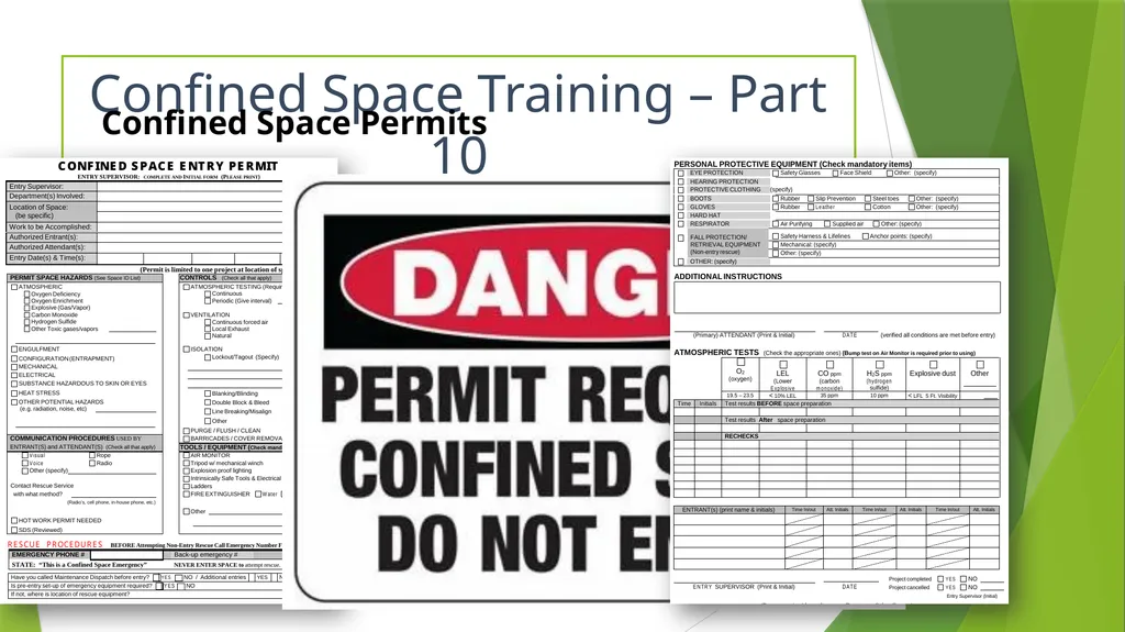 Confined Space Training Confined Space Training - slide 32 of 47