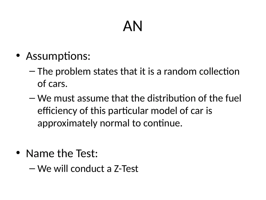 PHANTOMS: A Method of Testing Hypotheses P: - slide 12 of 15