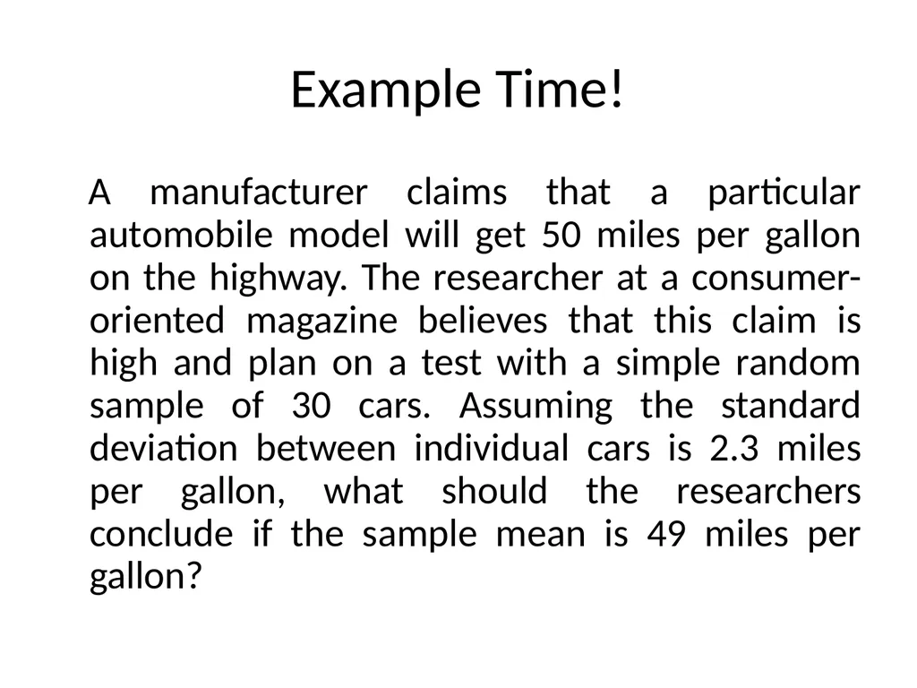 PHANTOMS: A Method of Testing Hypotheses P: - slide 10 of 15