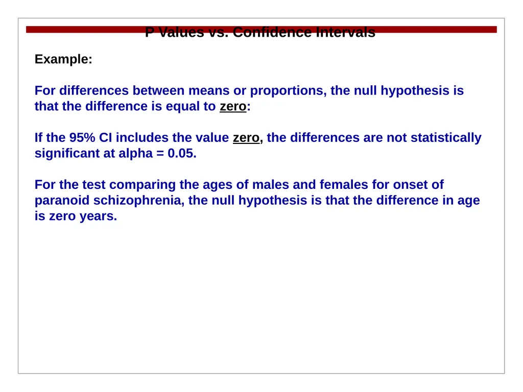 Hypothesis Testing Objectives: Students should be - slide 26 of 30