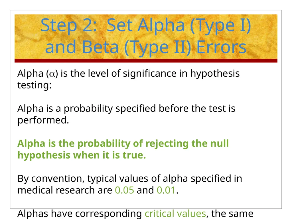 Hypothesis Testing Objectives: Students should be - slide 9 of 30