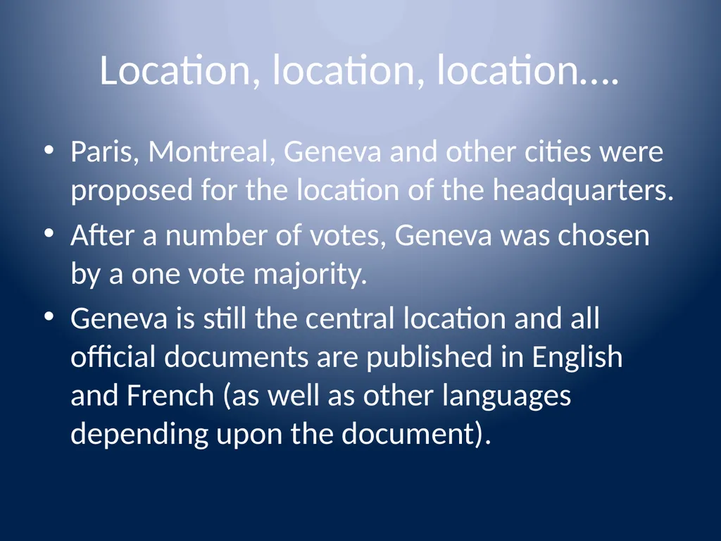 ISO History (brief) and basic facts You would - slide 9 of 9