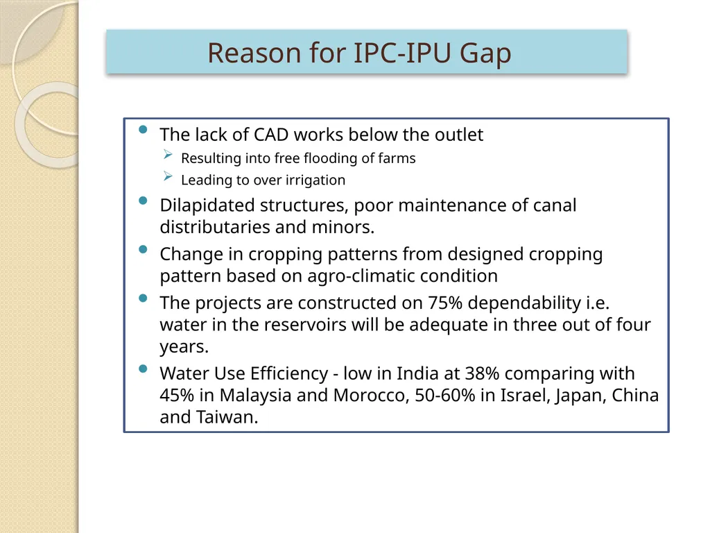 CADWM Programme and Present Day Challenges Avinash - slide 6 of 16